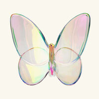 baccarat papillon lucky butterfly figurine mini turquoise