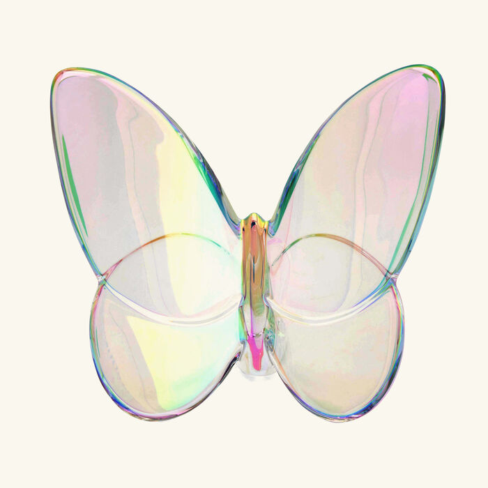 baccarat papillon lucky butterfly figurine mini iridescent clear