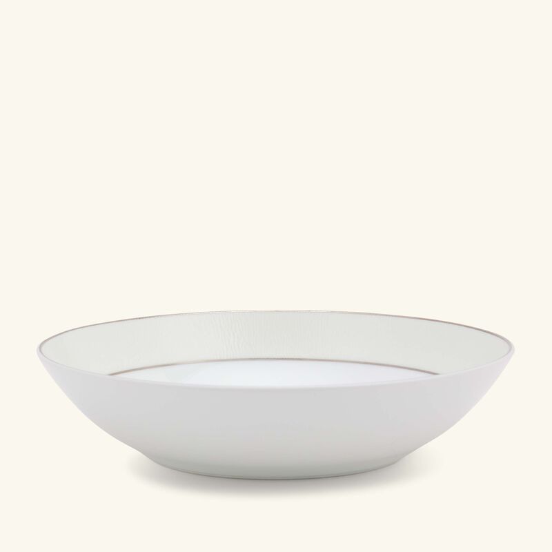 طبق الحساء ديون دائري باللون الفضي 19 سم برناردو طبق الحساء ديون دائري باللون الفضي 19 سم