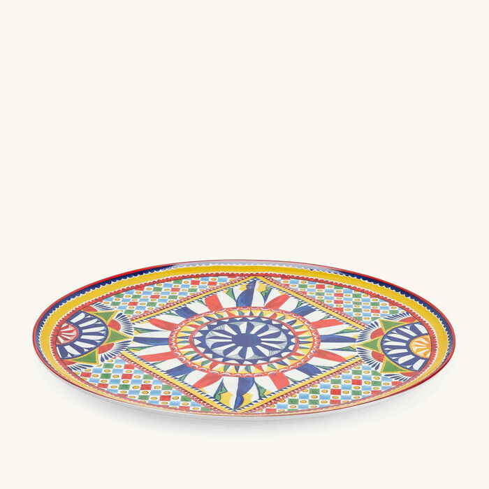 dolce gabbana casa carretto platter oval 45cm