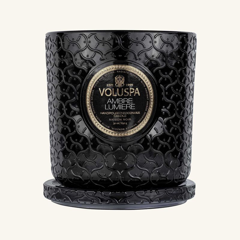 voluspa ambre lumiere candle