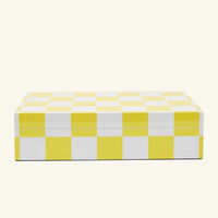 jonathan adler checkerboard box yellow