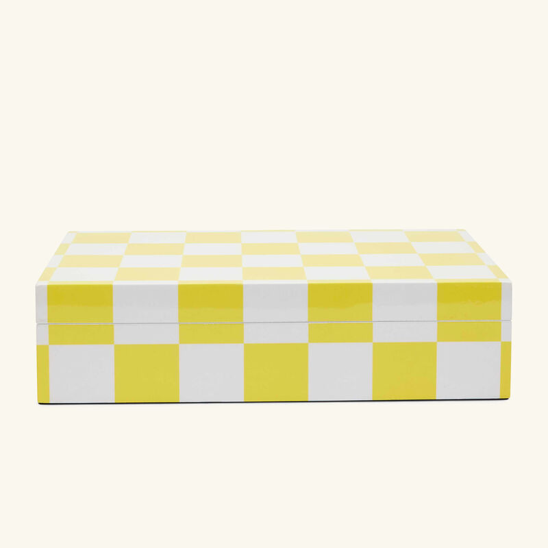 jonathan adler checkerboard box yellow
