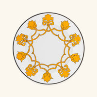 pinto paris jaipur dinner plate round yellow 26cm