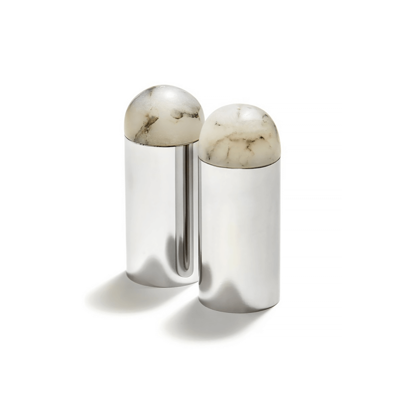 Stainless Steel Amare Salt And Pepper Set, large