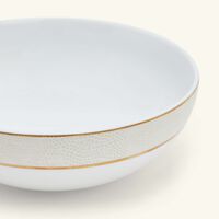 bernardaud sauvage blanc serving bowl gold