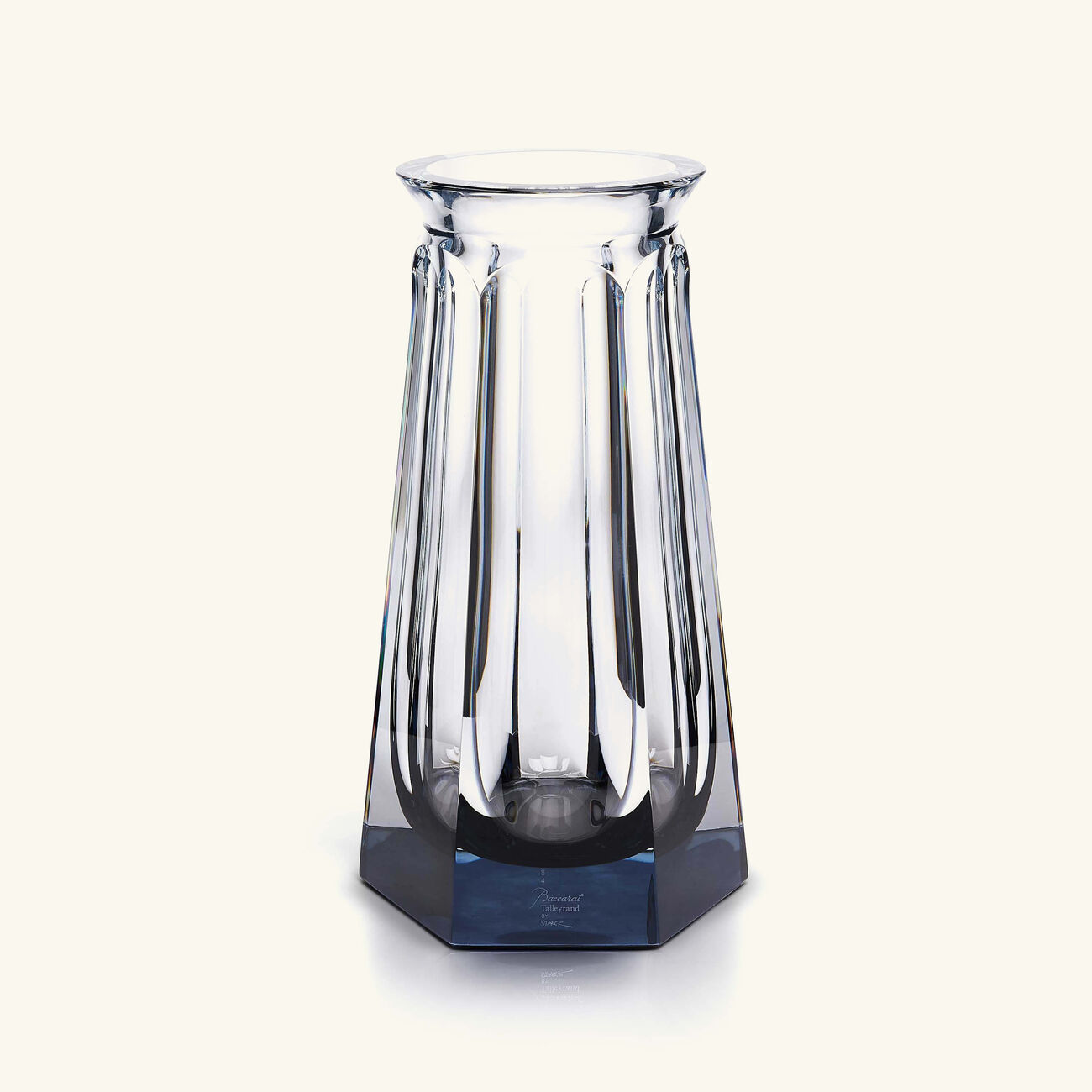 baccarat harcourt talleyrand minence grise vase medium clear