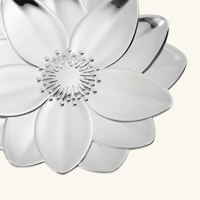 christofle l herbier lotus trinket tray silver plated