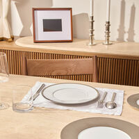 Maille Platine Dinner Plate Round White 27cm bernardaud maille platine dinner plate round white 27cm