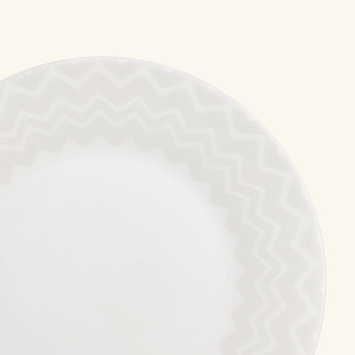 missoni home zig zag dessert plate round white 21 cm set of 2
