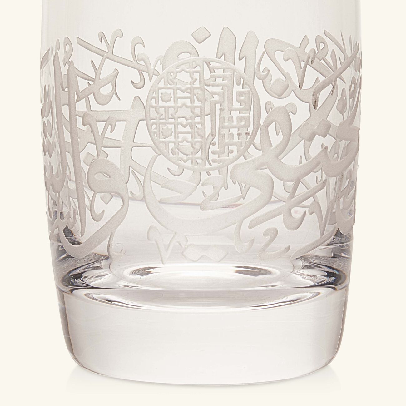 dimlaj thuluth short tumbler clear set of 6
