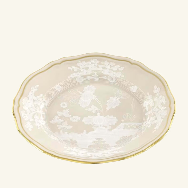 ginori 1763 oriente italiano mergina bread plate round beige 17cm