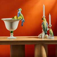 les ottomans parrot candle holder set of 2
