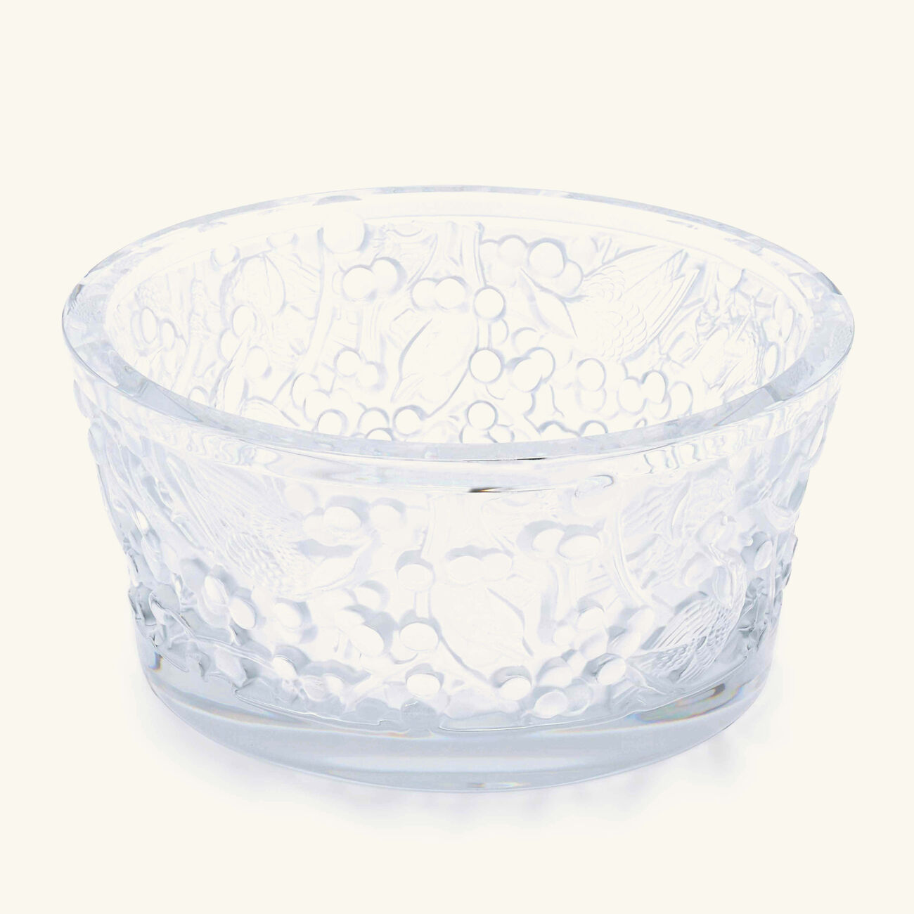 lalique merles et raisins centerpiece clear