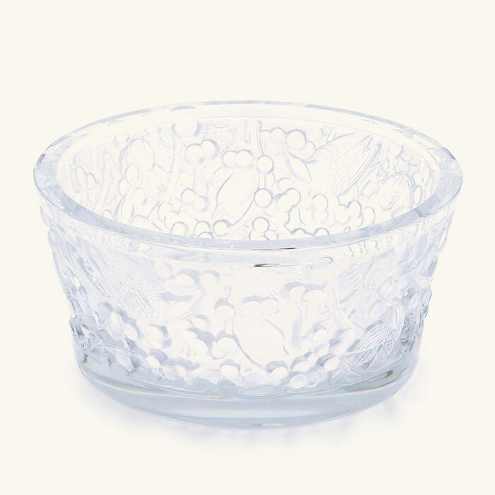 lalique merles et raisins centerpiece clear