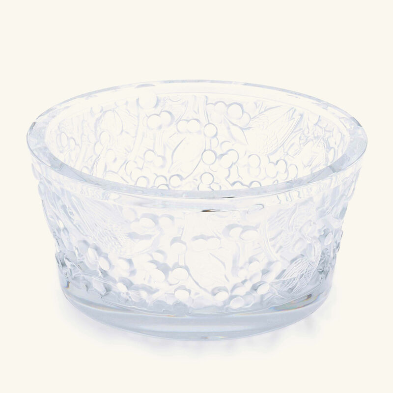 lalique merles et raisins centerpiece clear