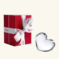 baccarat zinzin heart figurine mini clear