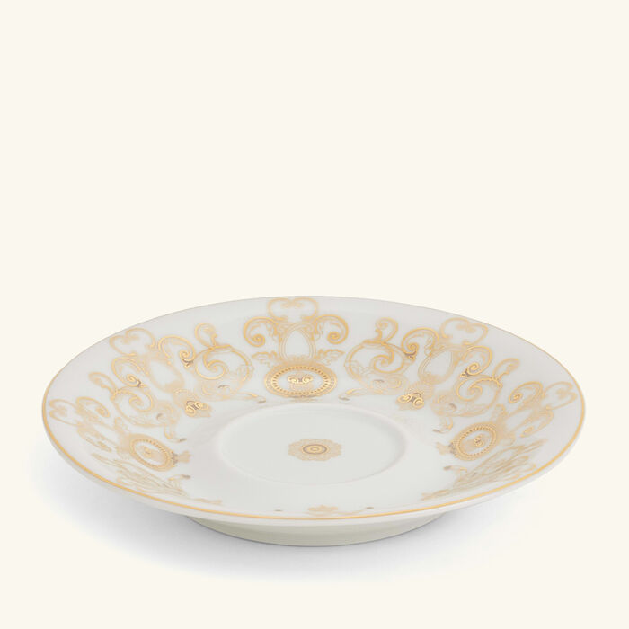 versace medusa gala coffee cup saucer gold set of 6