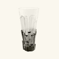lalique terramineral basalte vase extra large clear