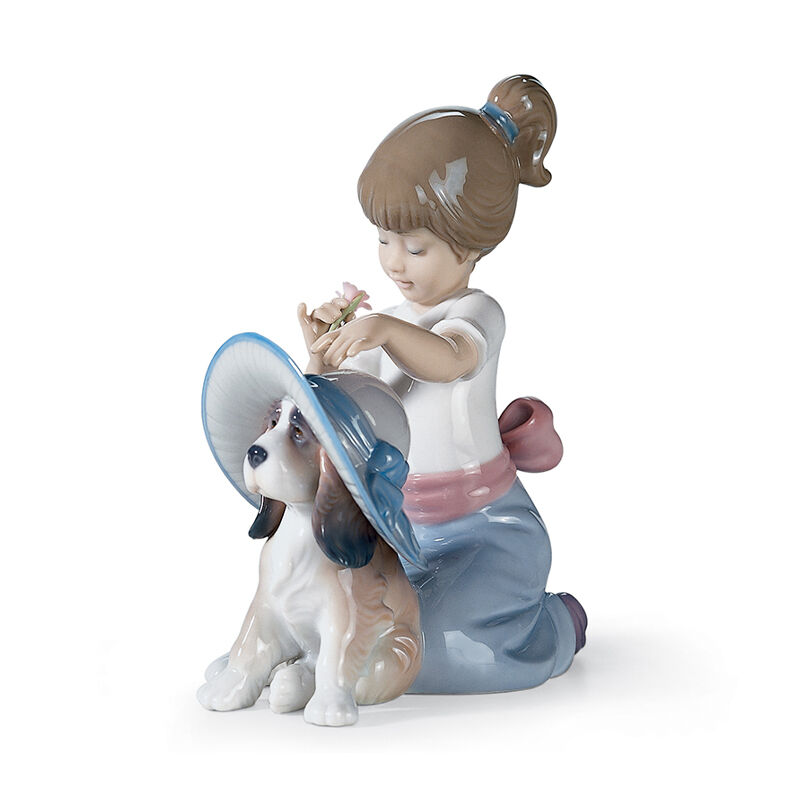 An Elegant Touch Girl Figurine, large