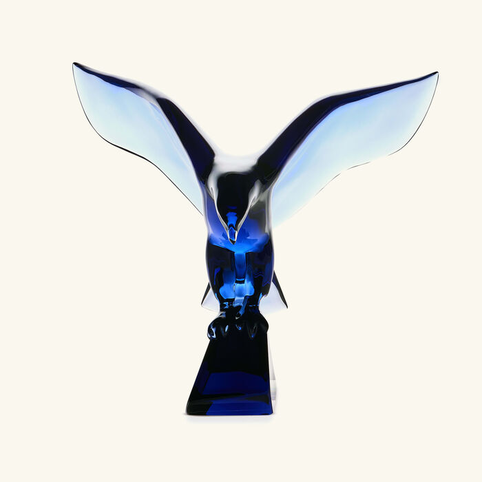 Imperator Eagle Sculpture Medium Blue baccarat imperator eagle sculpture medium blue