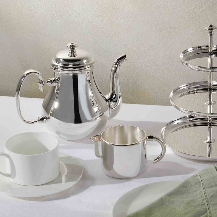 christofle albi tea pot silver plated