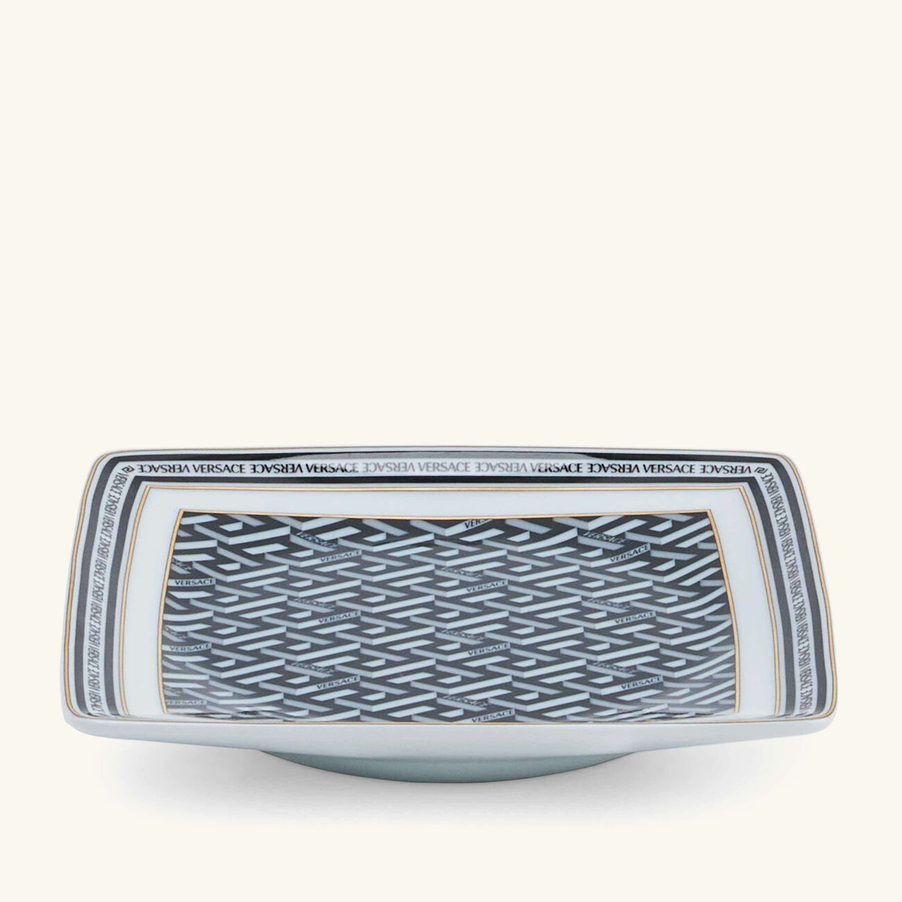 versace la greca trinket tray square