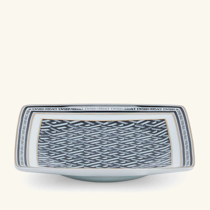 versace la greca trinket tray square