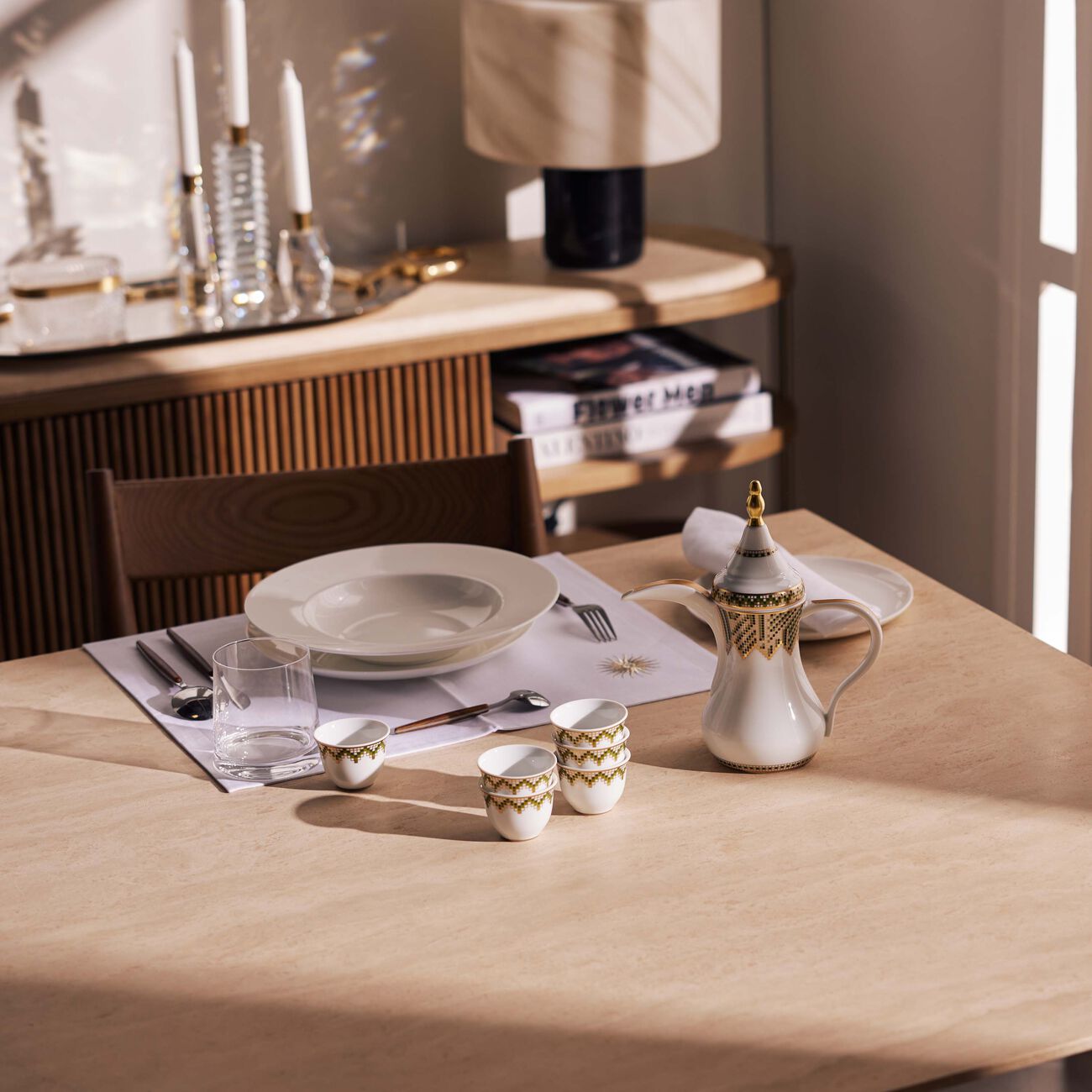 Sunshine Placemat White catherine denoual sunshine placemat white