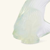 lalique fish figurine mini opalescent