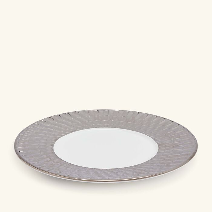 bernardaud twist platine bread and butter plate silver 16cm
