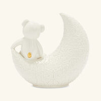 villari teddy on the moon figurine mini white