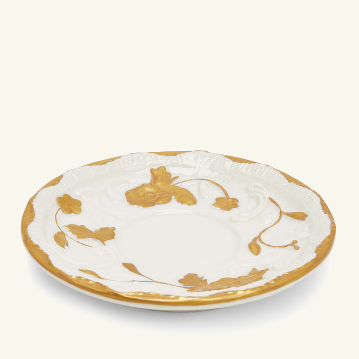 villari taormina arabic tea cup saucer white