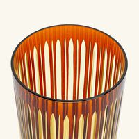 l objet prism highball glasses amber set of 4