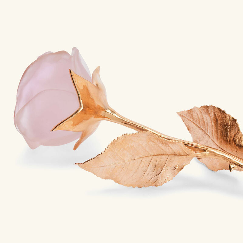 Rose Eternelle Flower Figurine Mini Pink daum rose eternelle flower figurine mini pink