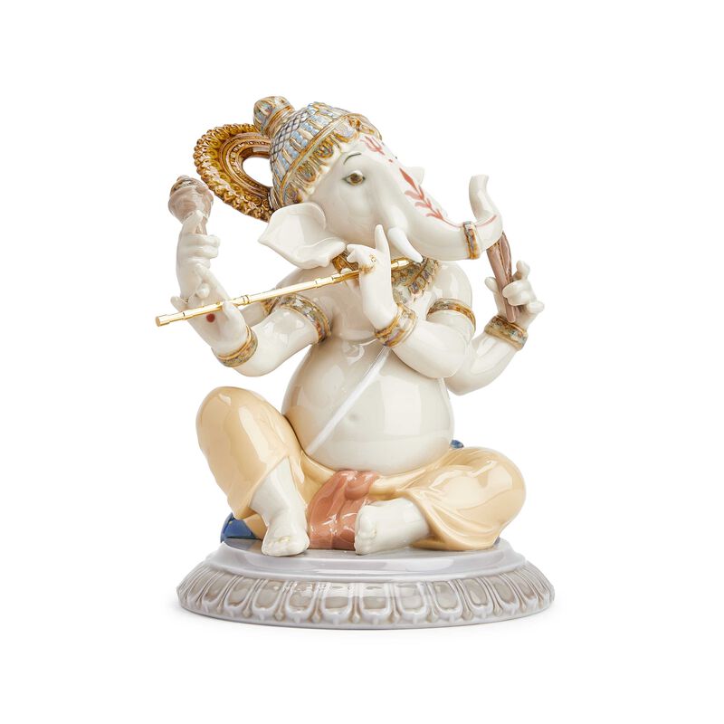 Bansuri Ganesha Figurine, large