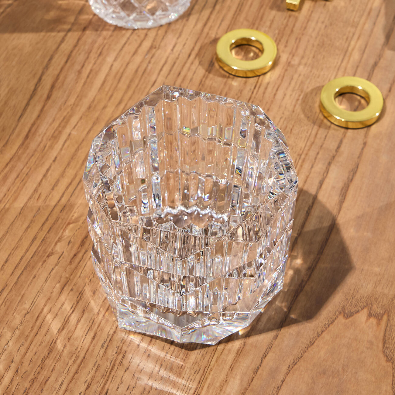 baccarat louxor votive candle holder medium clear