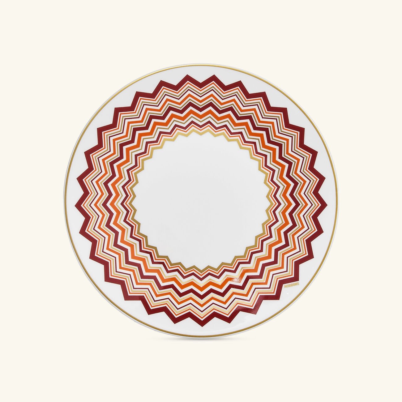missoni home iconic dessert plate round 21 cm set of 2