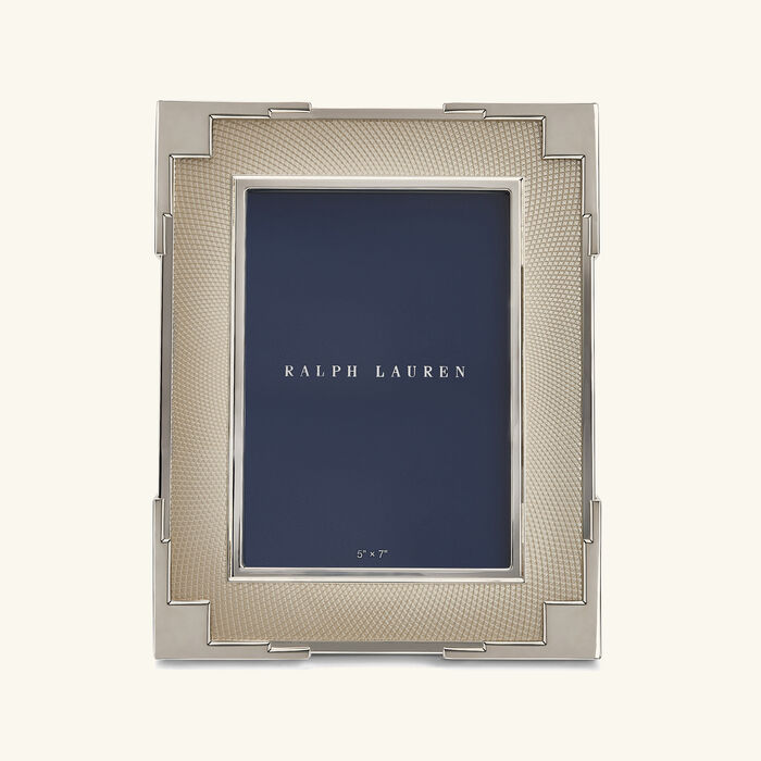 ralph lauren home grafton picture frame silver 12x17cm