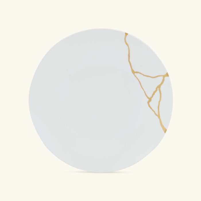 bernardaud kintsugi dinner plate round white 27cm