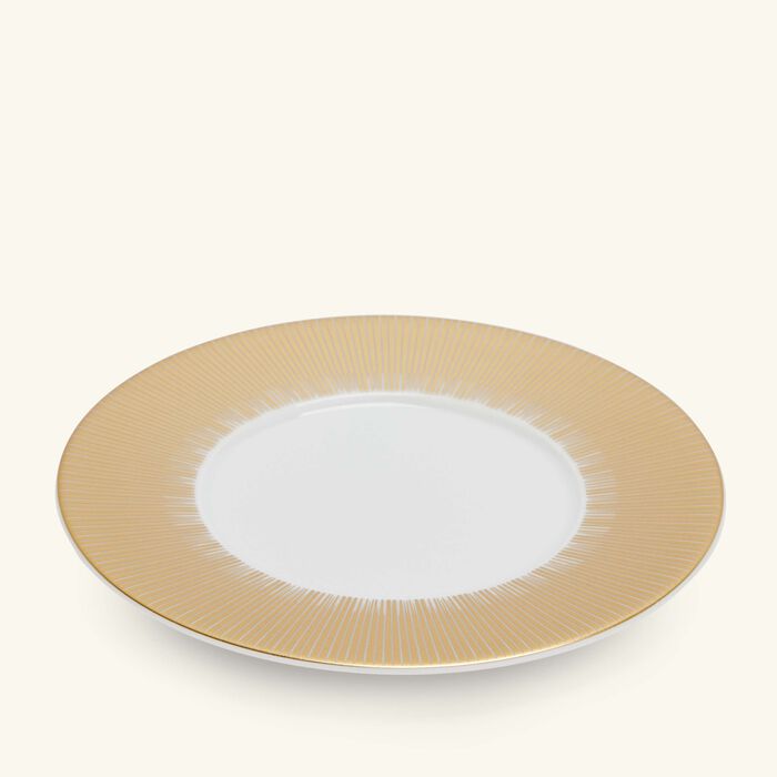 bernardaud sol bread butter plate round gold 16cm