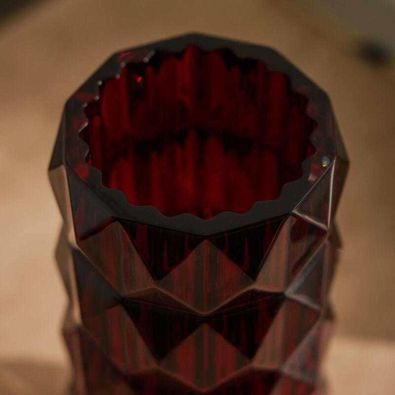 Louxor Vase Round Small Red baccarat louxor vase round small red