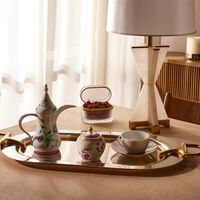 bernardaud oscar tea cup   saucer black