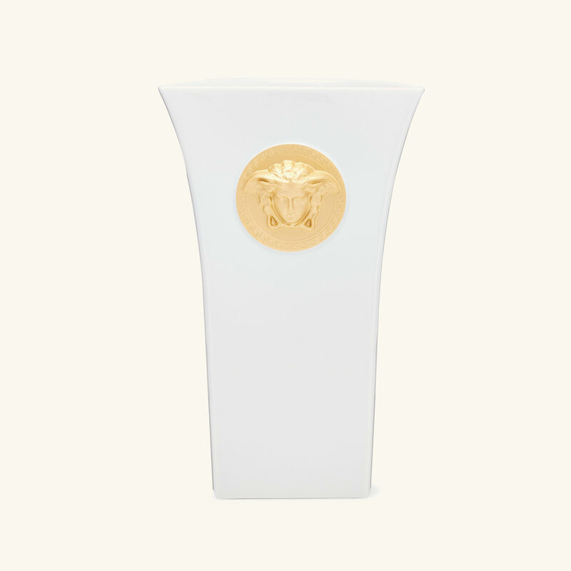 Medusa Madness Vase Large White versace medusa madness vase large white