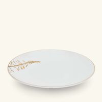 bernardaud vegetal or bread butter plate round gold 16cm