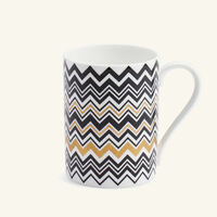 missoni home zig zag coffee cup saucer gold set of 6