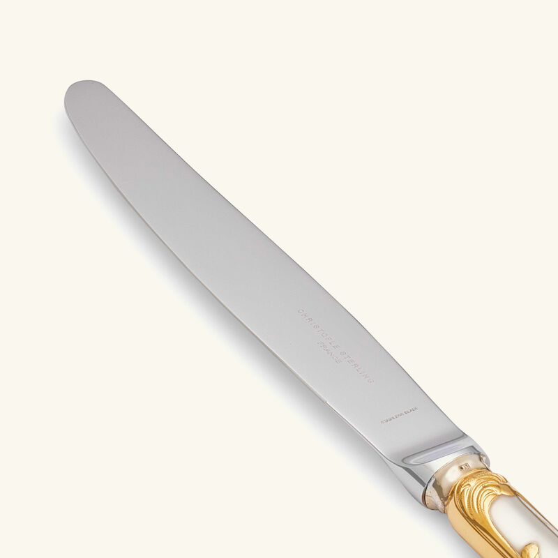 christofle marly dinner knife silver plated