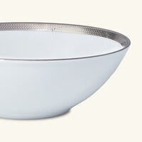 bernardaud maille platine cereal bowl white 30cl