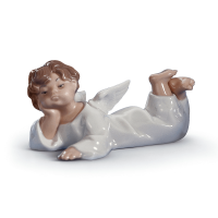Angel Laying Down Figurine, small