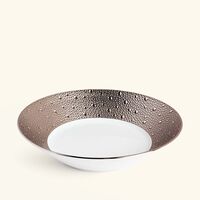 bernardaud ecume serving bowl silver 25cm